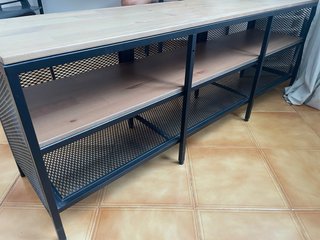Mueble TV Ikea Fjällbo Negro 150x36x54cm