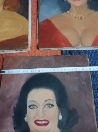 Cuadros óleo retratos pintados a mano