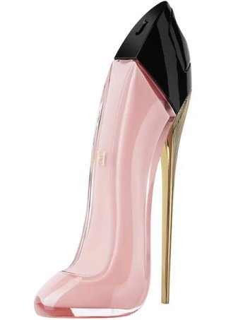 Perfume Carolina Herrera Mujer Tacón Dorado Rosa