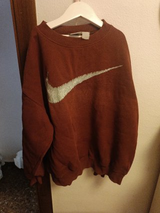 Sudadera Nike Talla L Marrón