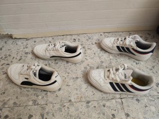 Deportivas Adidas y Puma Blancas