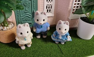 Familia Husky Sylvanian Families Ed. Especial