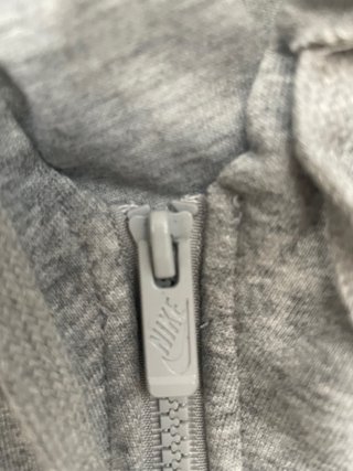 Sudadera Nike Gris con Cremallera