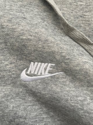 Sudadera Nike Gris con Cremallera