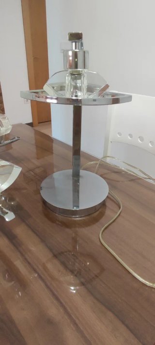 Lámpara de techo moderna cristal y metal