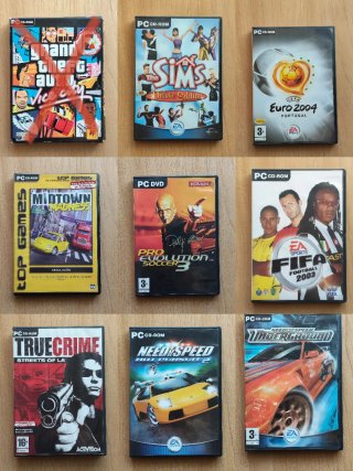 Lote 9 Jogos PC CD-ROM/DVD