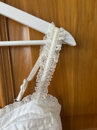 Top Corsé Encaje Blanco