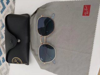 Gafas Ray-Ban Hexagonal Azul Dorado