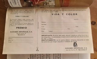 Álbum de cromos Vida y Color
