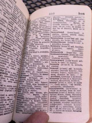 Diccionario ingles español