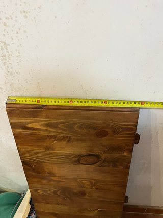Mesa extensible madera + 6 sillas