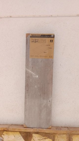 Lejas Leroy Merlín 80x23,5x3,8 cm Nuevas