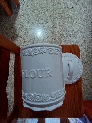 Jarrón de Cerámica Blanco