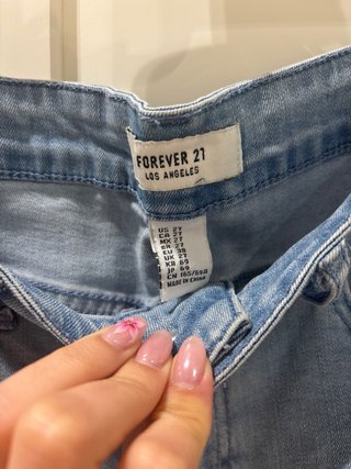 Shorts vaqueros claros talla 38