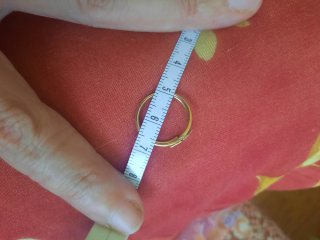 Anillo oro goldfilled con piedras