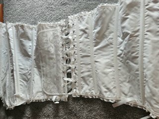 Corsetto/Bustier Jacquard Bianco Avorio