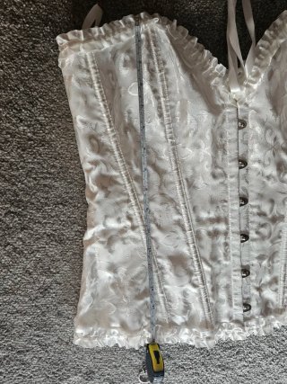 Corsetto/Bustier Jacquard Bianco Avorio