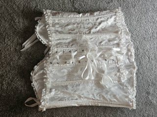 Corsetto/Bustier Jacquard Bianco Avorio
