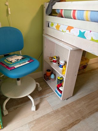 Cama alta infantil madera