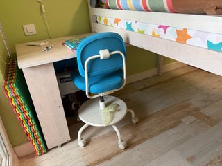 Cama alta infantil madera