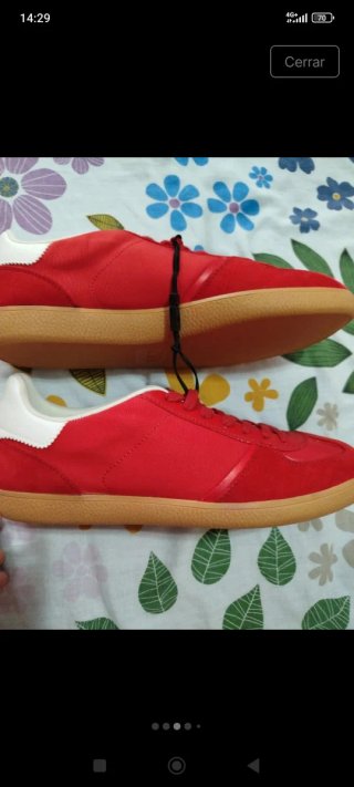 Zapatillas Zara Rojas