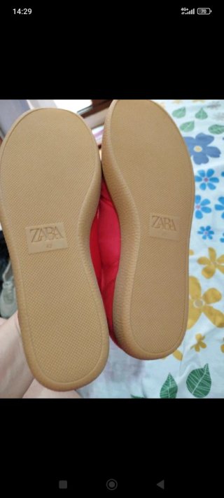 Zapatillas Zara Rojas