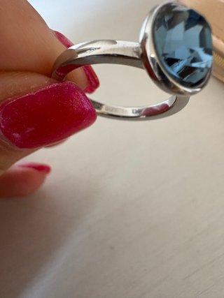 Anello Brosway donna blu e argento