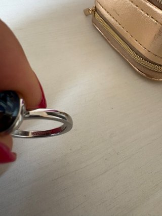 Anello Brosway donna blu e argento