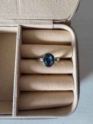 Anello Brosway donna blu e argento