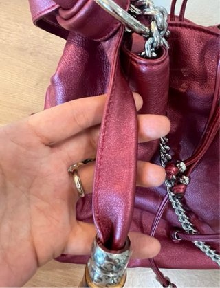 Bolso Gucci Rojo Piel