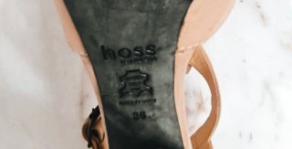 Sandalias Hoss Intropia Beige y Dorado