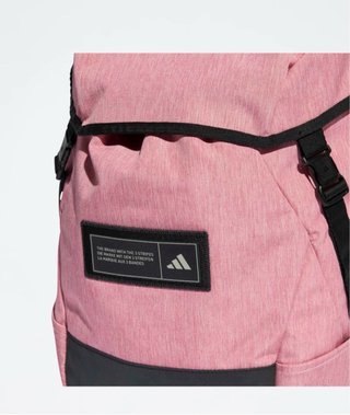 Mochila Adidas entrenamiento rosa y gris