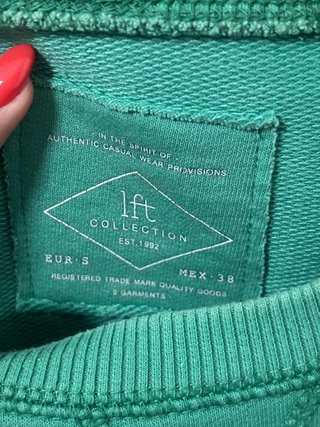 Sudadera Brooklyn Hombre Talla S Verde