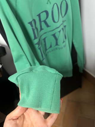 Sudadera Brooklyn Hombre Talla S Verde