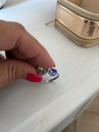 Anello Brosway verde e viola