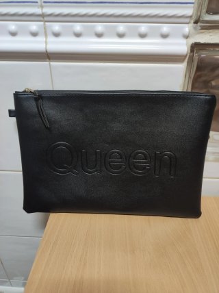 Bolso de mano Queen negro