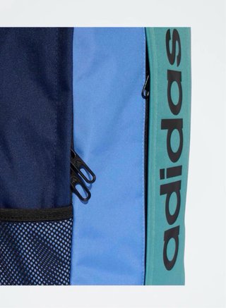 Mochila Adidas Linear Colorblock Azul/Verde