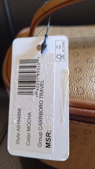 Neceser Guess Marrón y Dorado