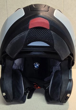 Casco BMW System 6 EVO titanio metalizado