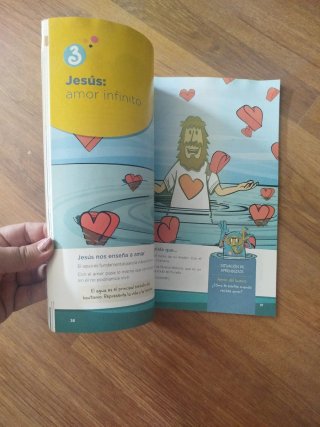 Libro de religión católica 3° de primaria