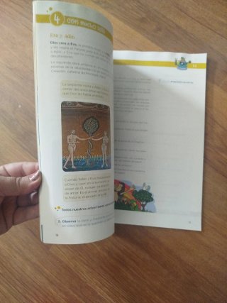 Libro de religión católica 3° de primaria