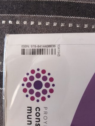 Libro de texto de 3° de la Eso.