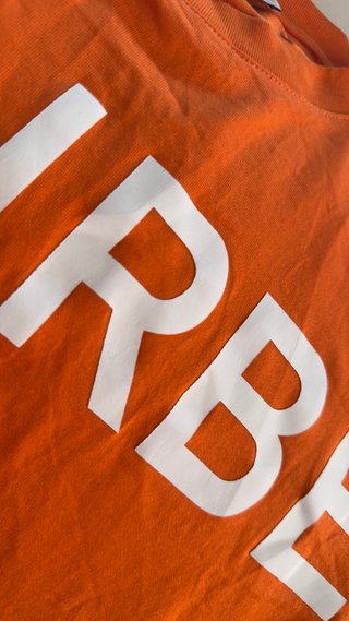 Camiseta Burberry Naranja