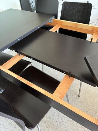 Mesa Extensible IKEA Bjursta + 6 Sillas