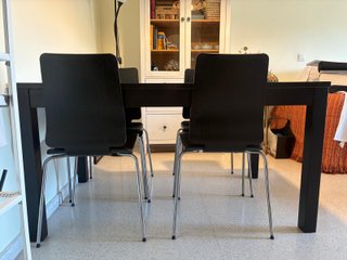 Mesa Extensible IKEA Bjursta + 6 Sillas