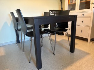 Mesa Extensible IKEA Bjursta + 6 Sillas