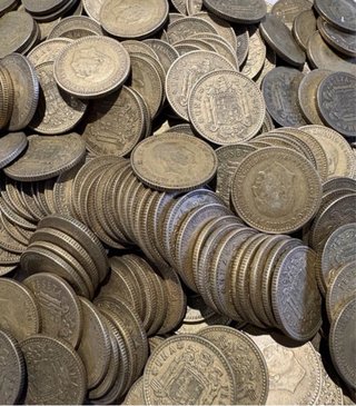 Lote 160 monedas 1 Peseta 1966