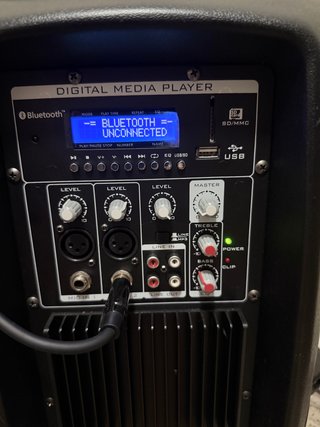 Juego 2 altavoces autoamplificados negros