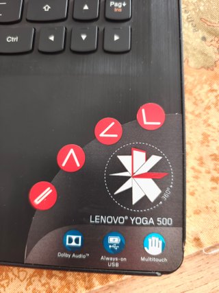 Lenovo Yoga 500-14IBD 14 Laptop Bianco
