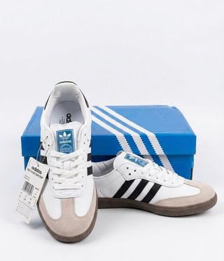 Zapatillas Adidas Samba Blancas Talla 39.5